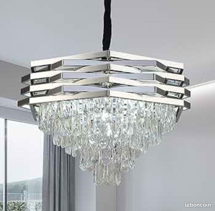 Lustre RIYAD Chromé