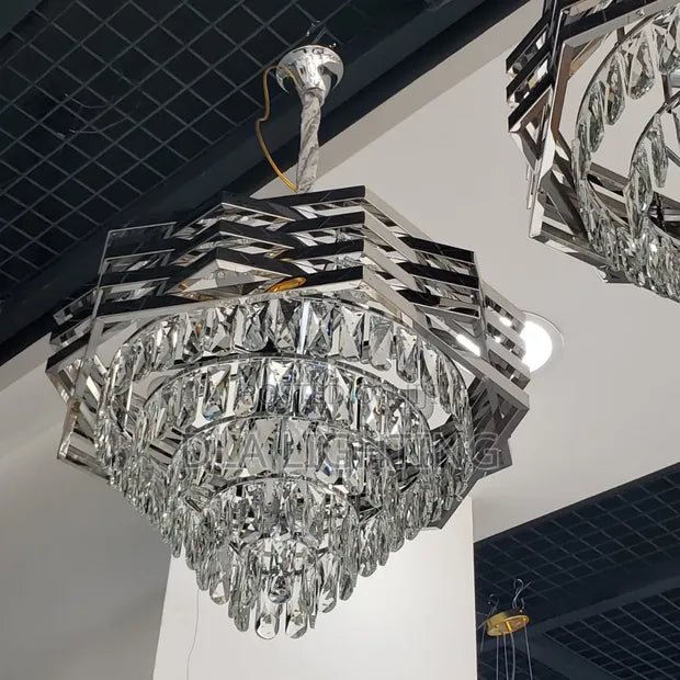 Lustre RIYAD Chromé