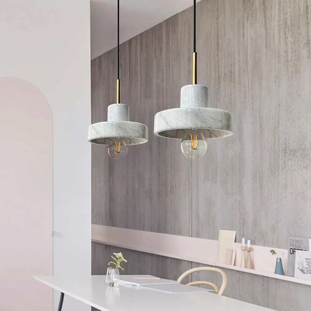 Suspension MILKY marbre