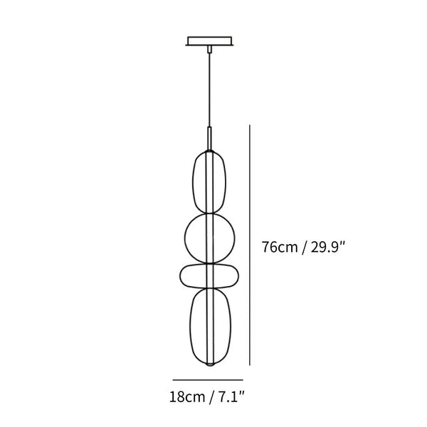 Suspension GLASS en Verre