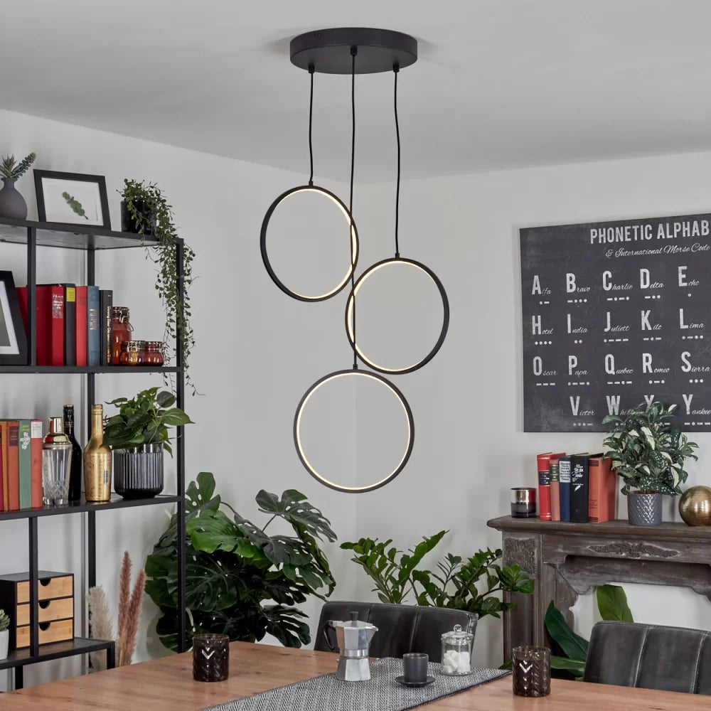 Suspension RING-Triple BLACK