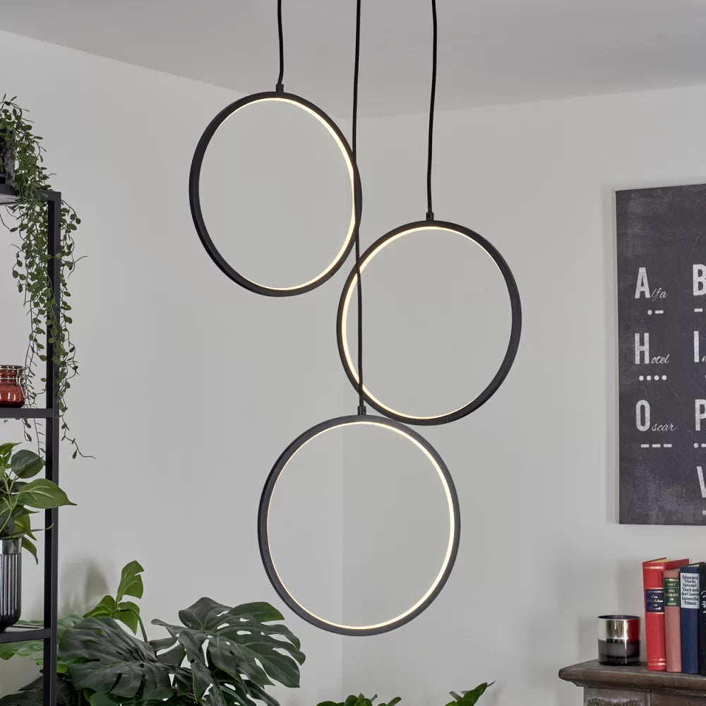 Suspension RING-Triple BLACK