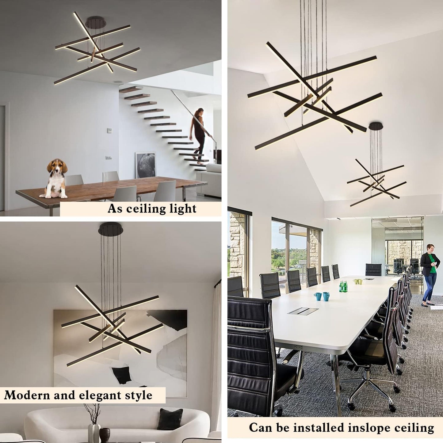 Suspension SPIDER Black