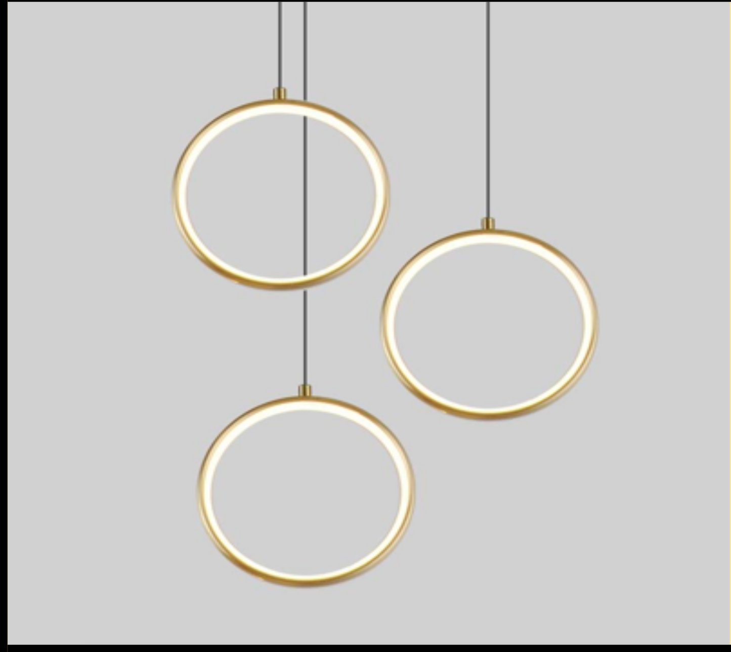 Suspension RING-Triple GOLD