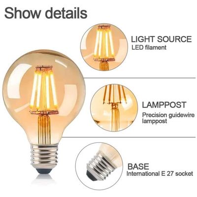 Pack Ampoules G80 Filament LED