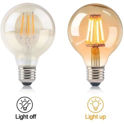 Pack Ampoules G80 Filament LED