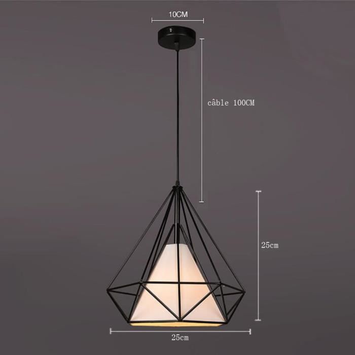 Suspension SOLEA Black