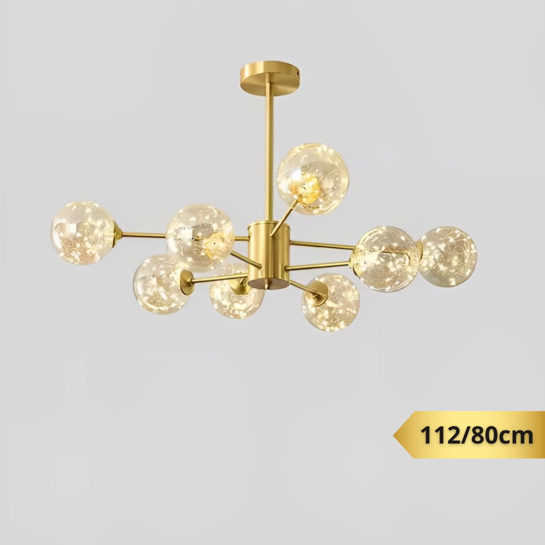 Lustre suspension DARIA -8- GOLD