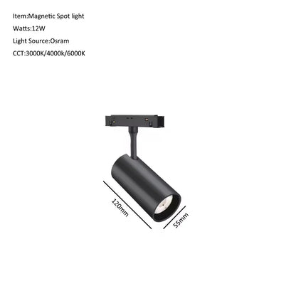 Projecteur LED pour rail magnétique