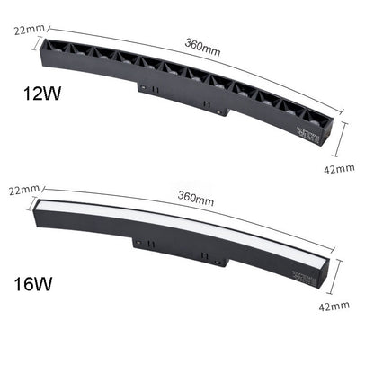 Rail Magnétique cerculaire encastré