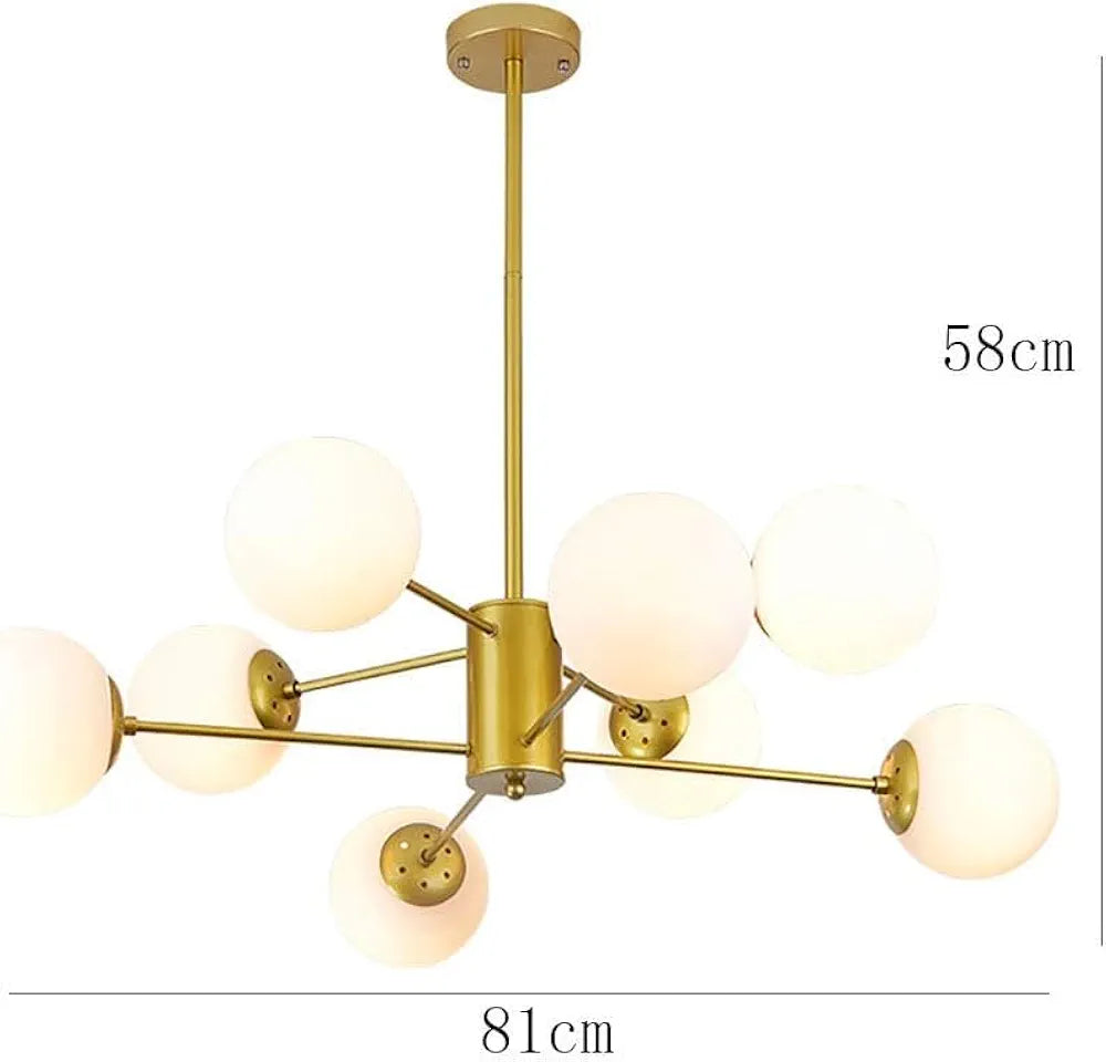 Lustre suspension SPUTNIK-8- GOLD