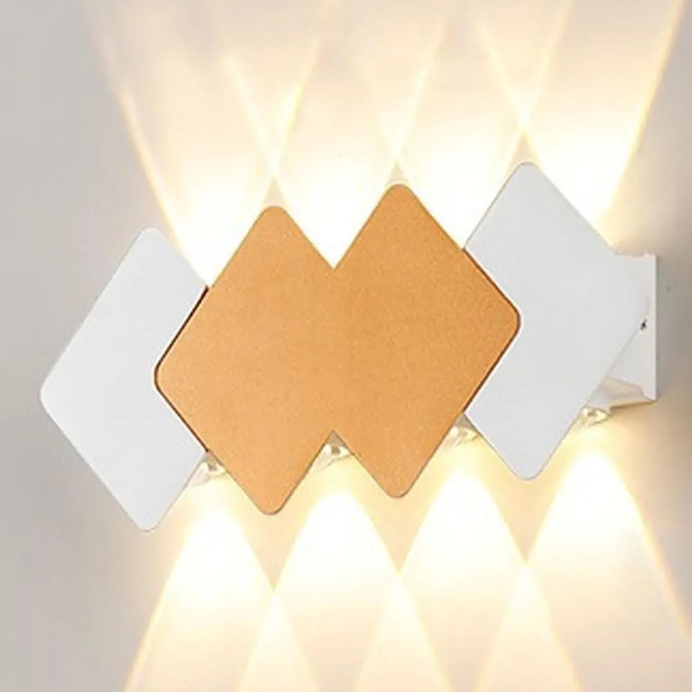 Applique murale DOMINO Gold/White