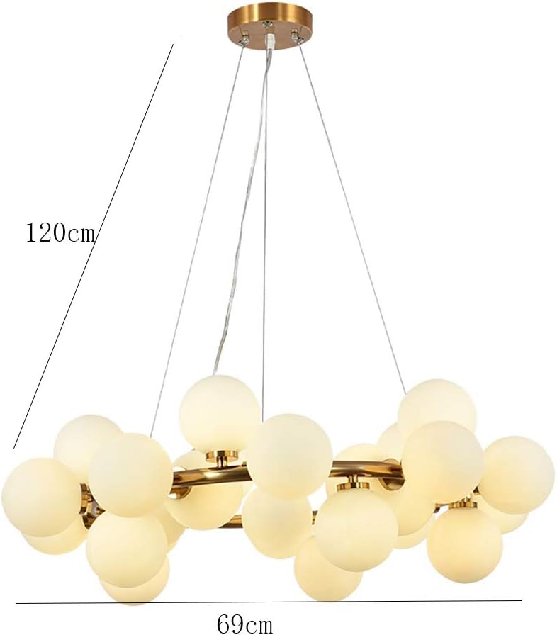 Lustre GALA Gold 25 boules