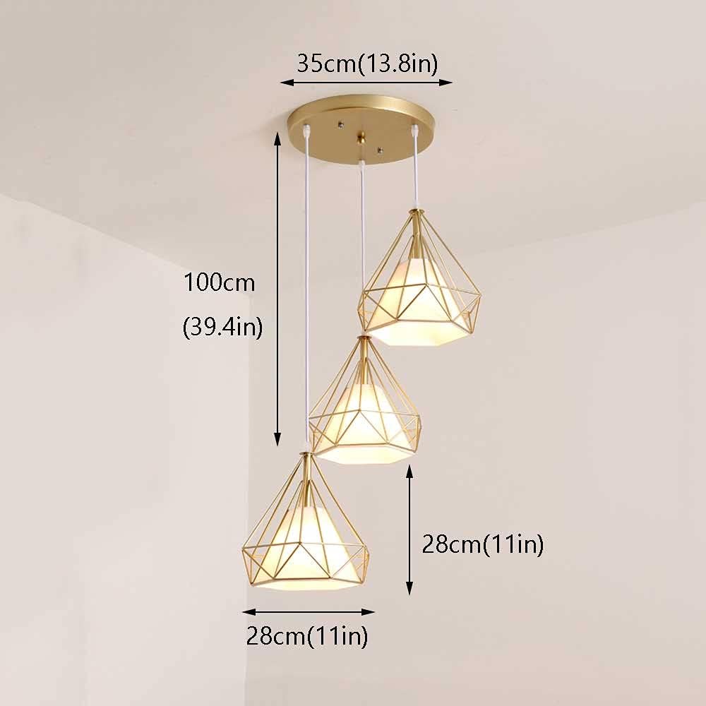 Suspension SOLEA Golden