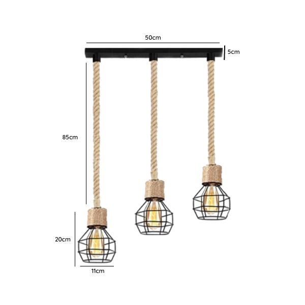 Suspension MINIMA Triple à Corde