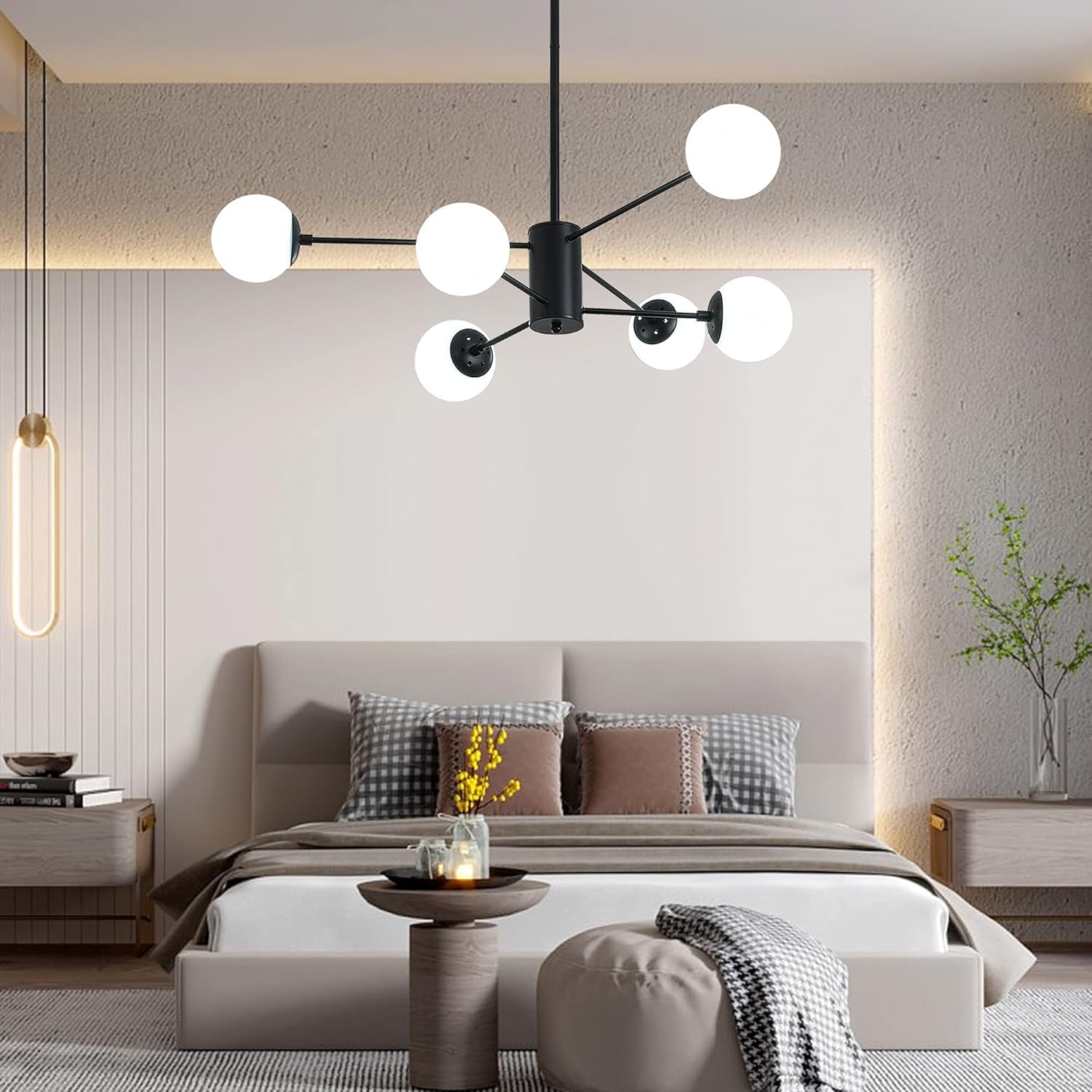 Lustre suspension SPUTNIK-6- BLACK