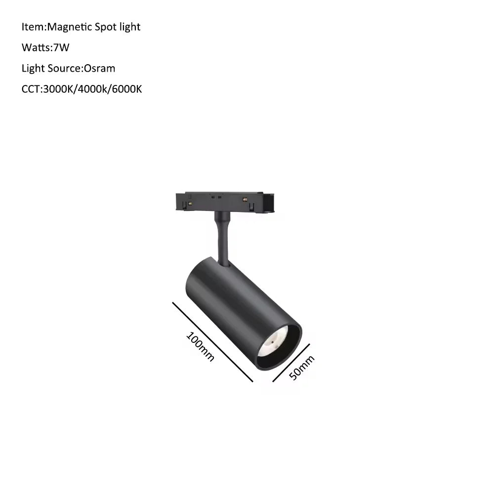Projecteur LED pour rail magnétique