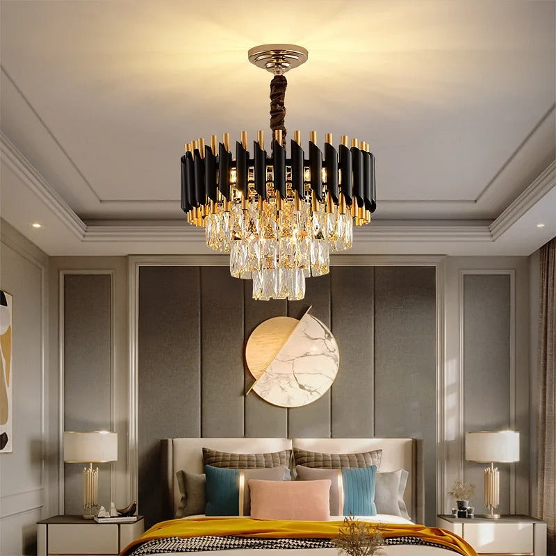 Lustre Plafonnier luminaire rabat AGDAL Black – DECOLIGHT Luminaires et ...