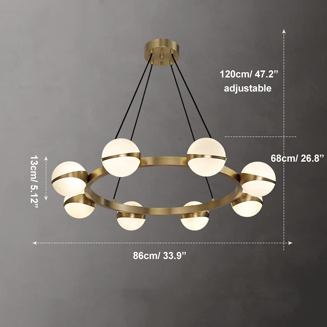 Plafonnier ATLAS 8 Boules