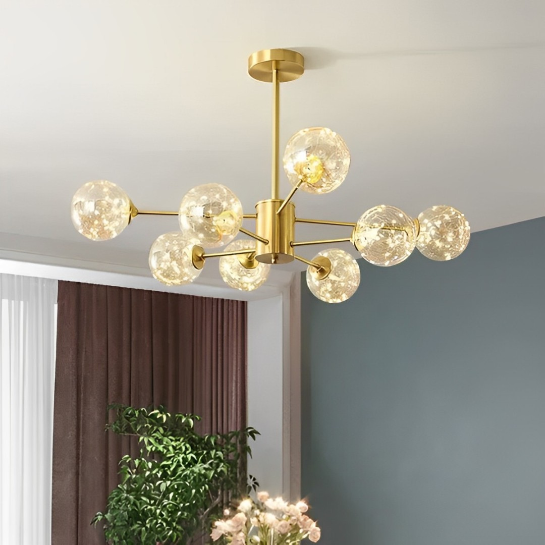 Lustre suspension DARIA -8- GOLD