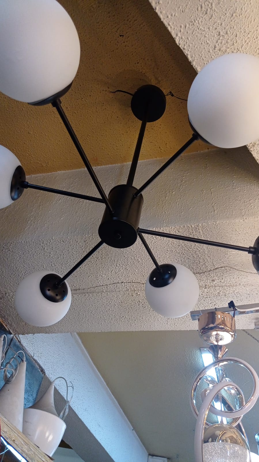 Lustre suspension SPUTNIK-6- BLACK