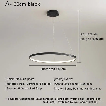Suspension LUNA Black