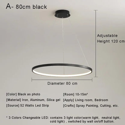 Suspension LUNA Black
