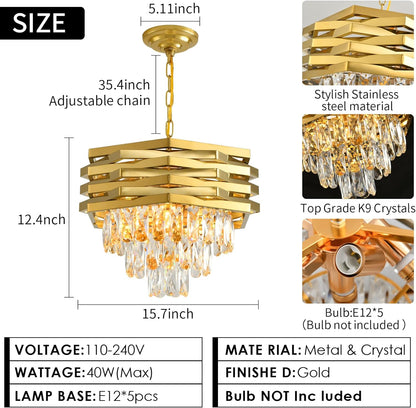 Lustre RIYAD Gold