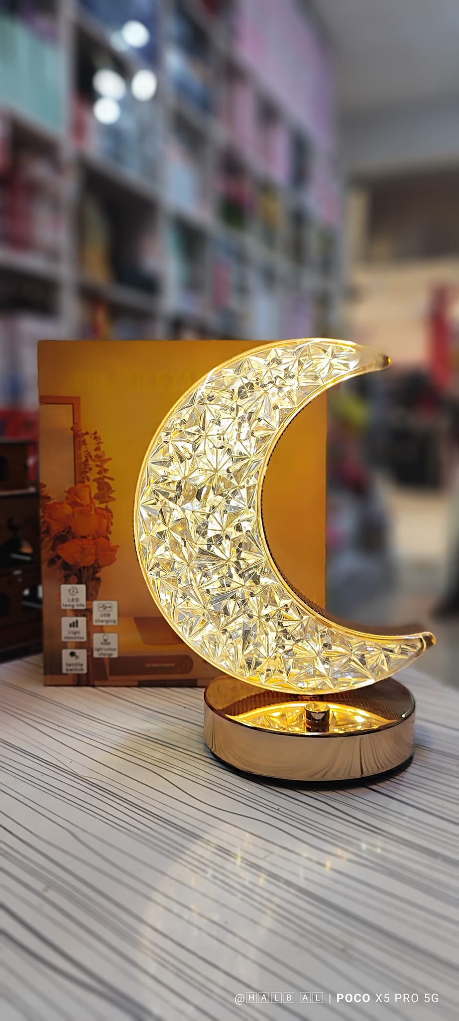 Lampe de table SHINY Lune