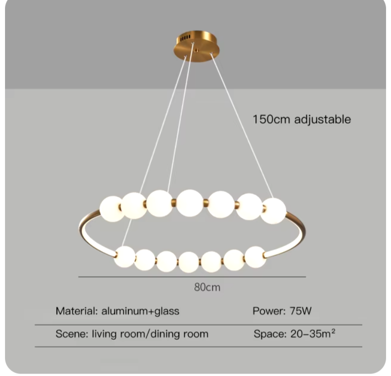 Lustre COLINA boules