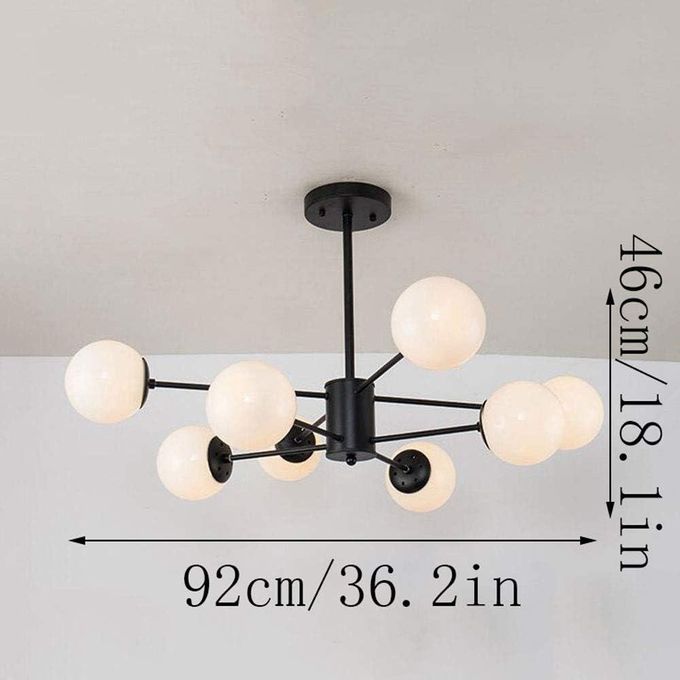 Lustre suspension SPUTNIK-8- BLACK