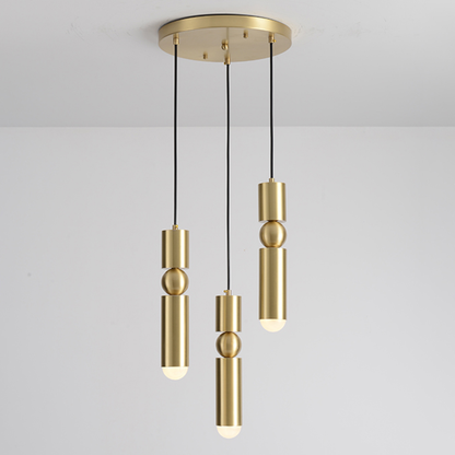 Suspension TUBIA gold